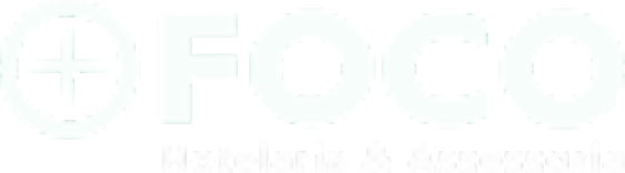 Logo: Grupo Foco Hotelaria - Versão Branca